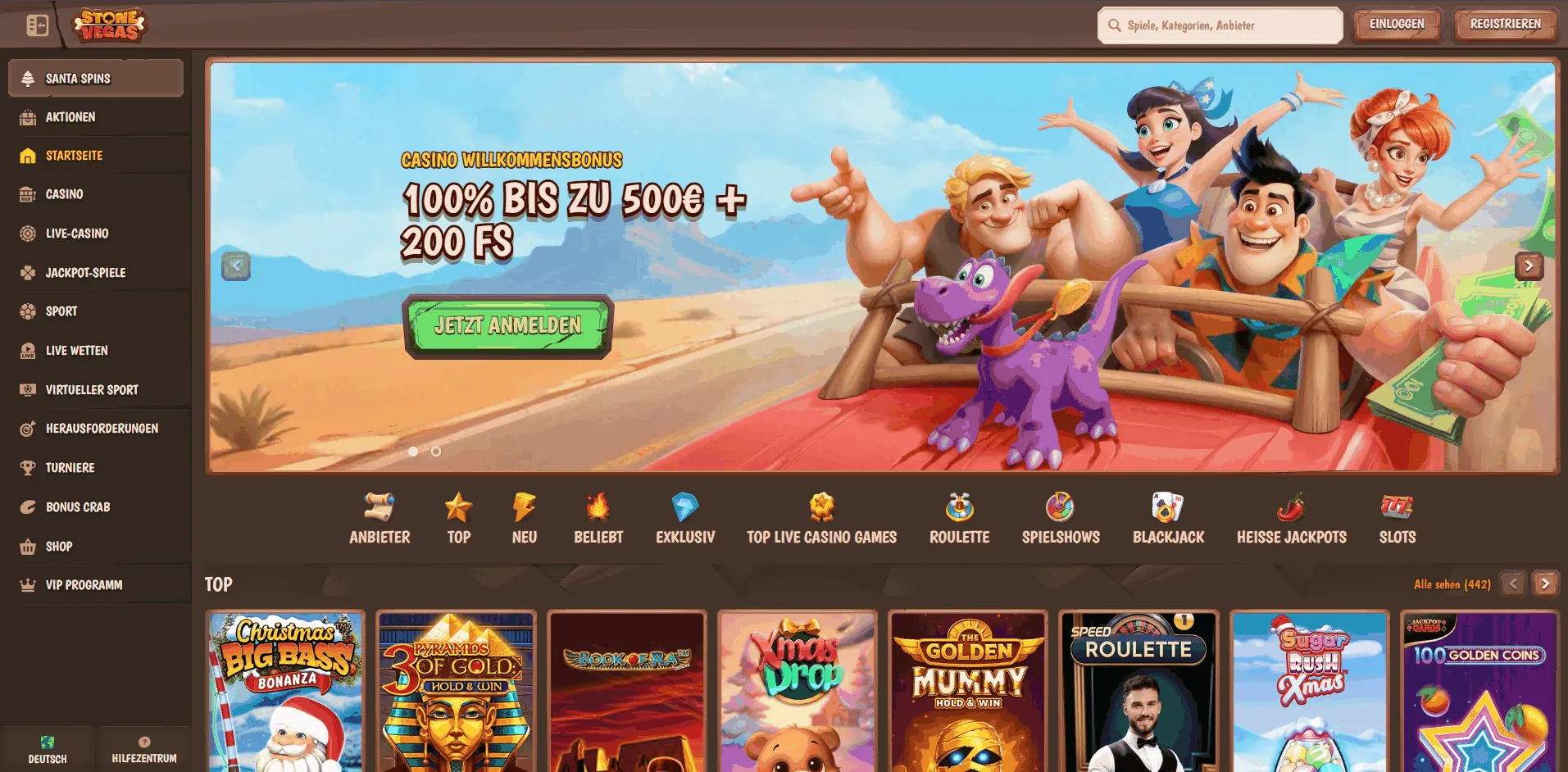 Stone Vegas Casino Startseite Stone Vegas Online Casino